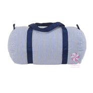 MINT Medium Seersucker Duffel