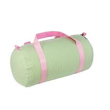 MINT Medium Seersucker Duffel