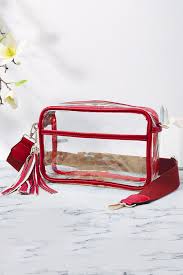 Unni (Mimi) Camera-style Game Day Clear Crossbody