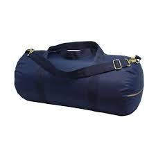 MINT - Navy Nylon Brass Weekend Duffel